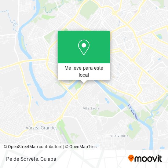 Pé de Sorvete mapa
