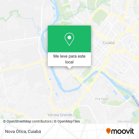 Nova Ótica mapa