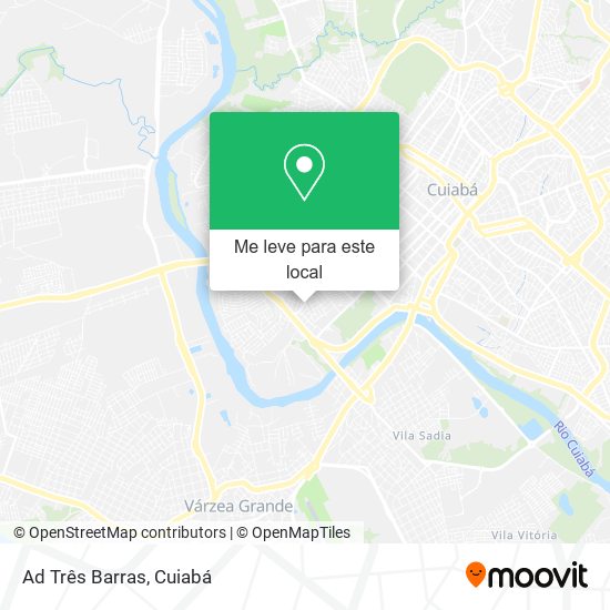 Ad Três Barras mapa