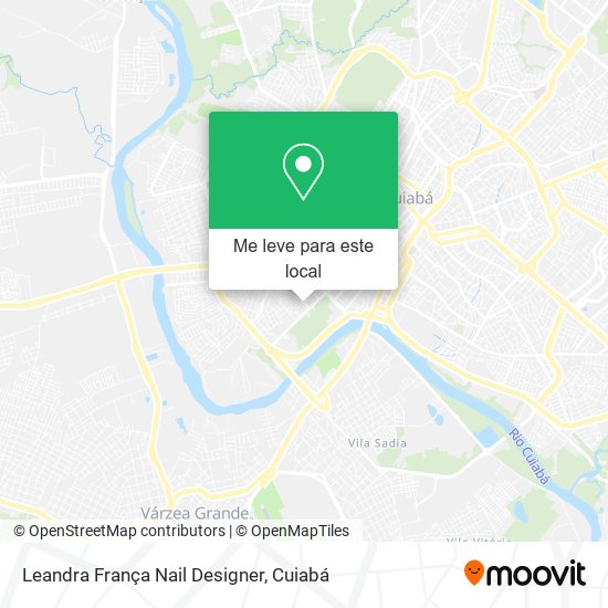 Leandra França Nail Designer mapa