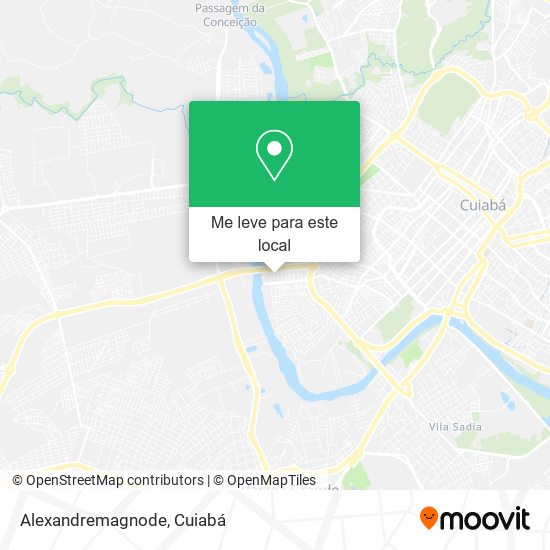 Alexandremagnode mapa