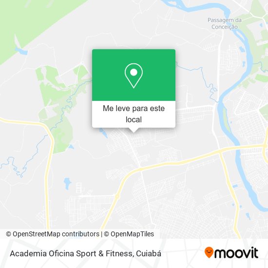 Academia Oficina Sport & Fitness mapa