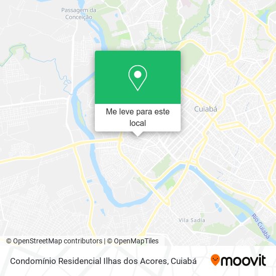 Condomínio Residencial Ilhas dos Acores mapa