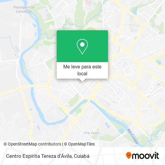 Centro Espírita Tereza d'Ávila mapa