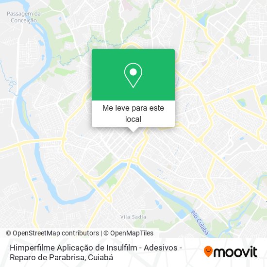 Himperfilme Aplicação de Insulfilm - Adesivos - Reparo de Parabrisa mapa