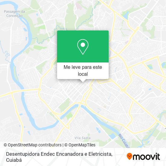 Desentupidora Endec Encanadora e Eletricista mapa