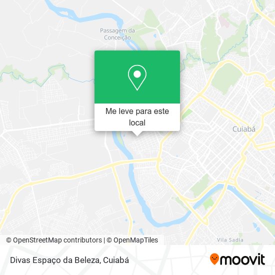 Divas Espaço da Beleza mapa