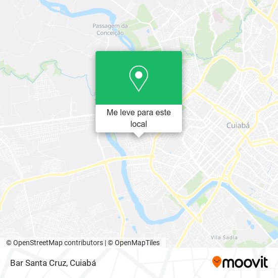 Bar Santa Cruz mapa