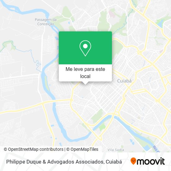 Philippe Duque & Advogados Associados mapa