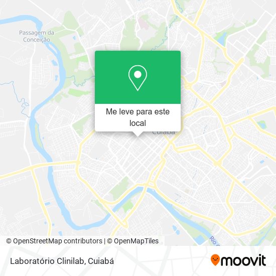 Laboratório Clinilab mapa