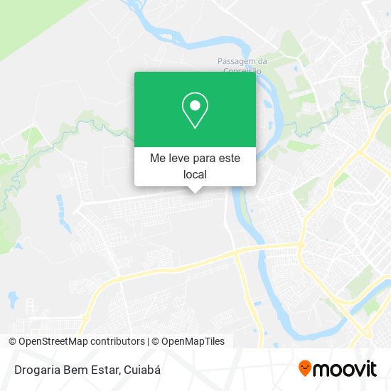 Drogaria Bem Estar mapa