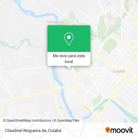Claudinei Nogueira de mapa