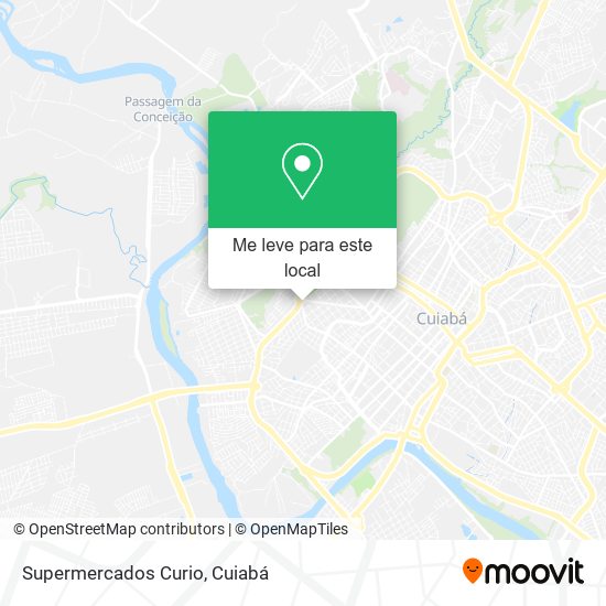 Supermercados Curio mapa