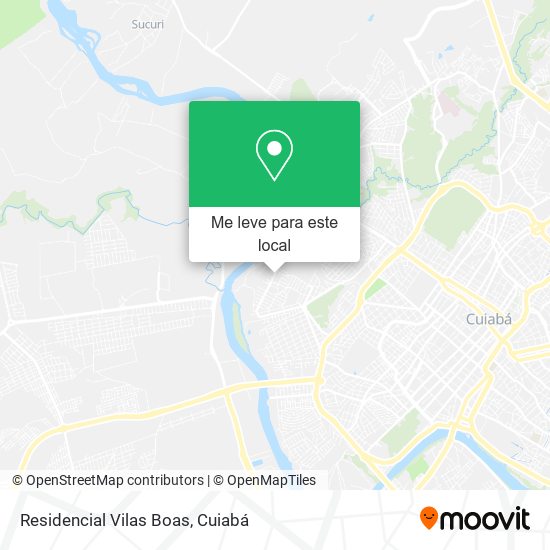 Residencial Vilas Boas mapa