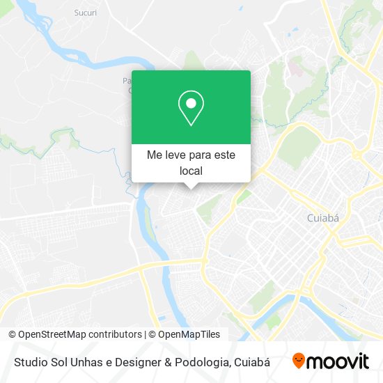 Studio Sol Unhas e Designer & Podologia mapa