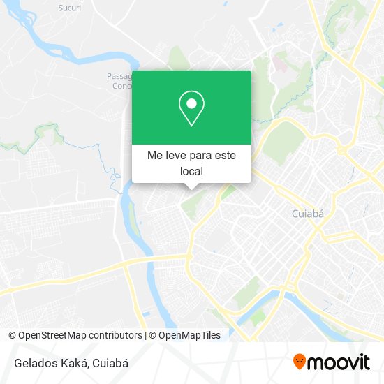 Gelados Kaká mapa