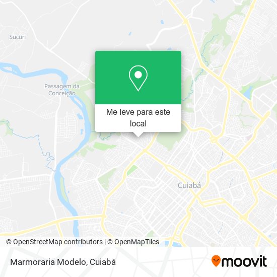 Marmoraria Modelo mapa