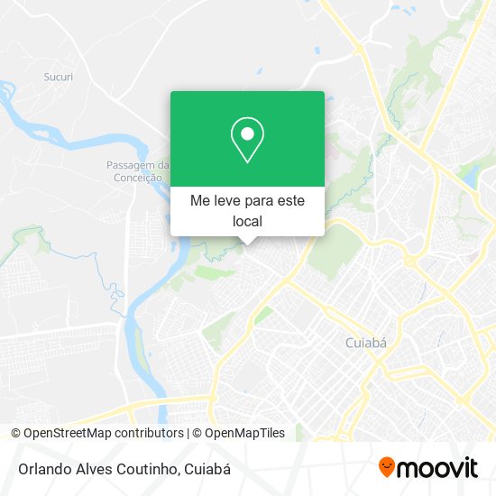 Orlando Alves Coutinho mapa