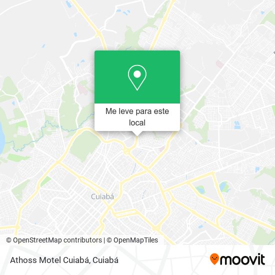 Athoss Motel Cuiabá mapa