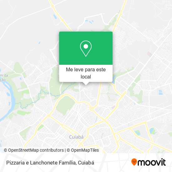 Pizzaria e Lanchonete Família mapa