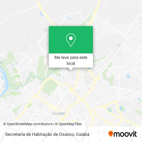 Secretaria de Habitação de Osasco mapa