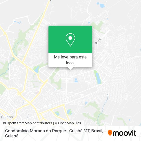 Condomínio Morada do Parque - Cuiabá MT, Brasil mapa