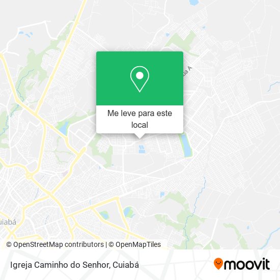 Igreja Caminho do Senhor mapa