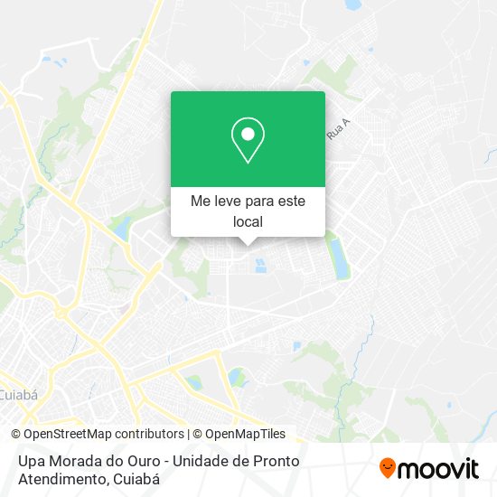 Upa Morada do Ouro - Unidade de Pronto Atendimento mapa