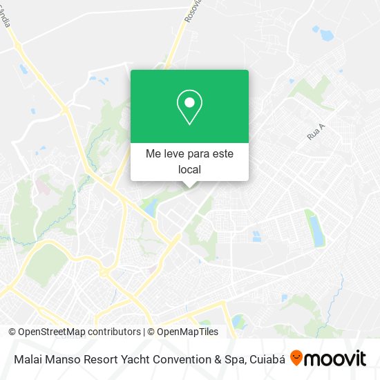 Malai Manso Resort Yacht Convention & Spa mapa