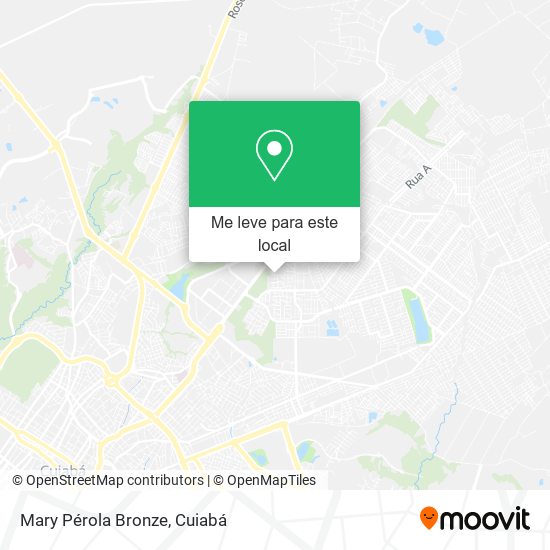 Mary Pérola Bronze mapa