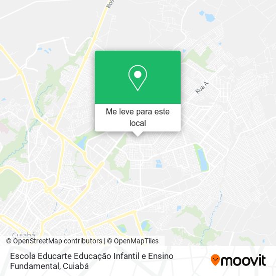 Escola Educarte Educação Infantil e Ensino Fundamental mapa