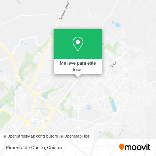 Pimenta de Cheiro mapa