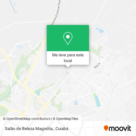 Salão de Beleza Magnólia. mapa