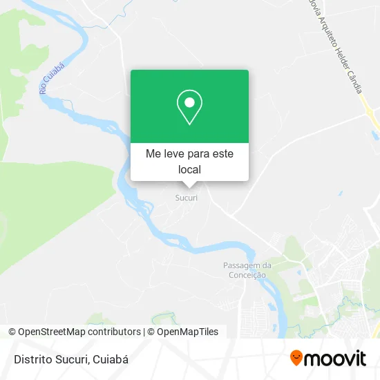Distrito Sucuri mapa