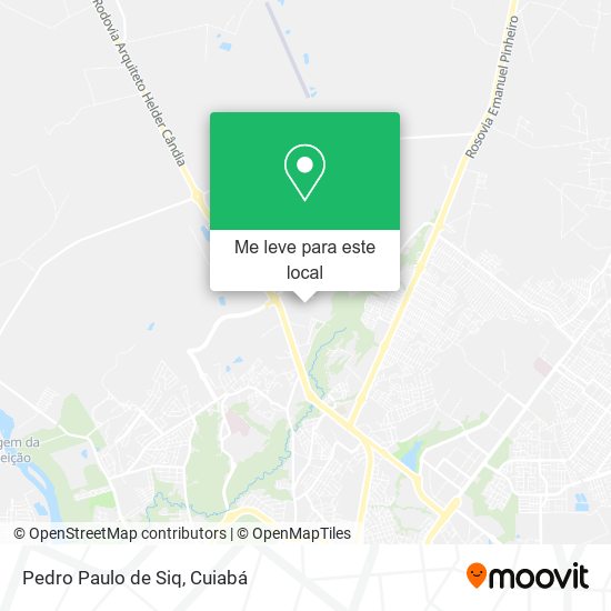 Pedro Paulo de Siq mapa