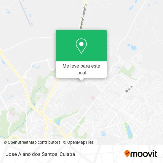 José Alano dos Santos mapa