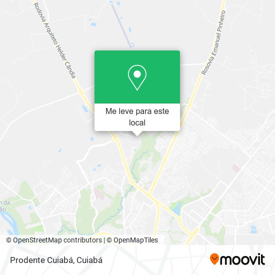 Prodente Cuiabá mapa