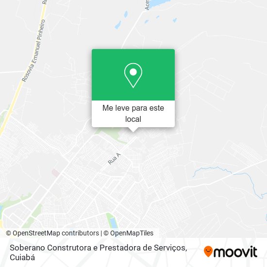 Soberano Construtora e Prestadora de Serviços mapa
