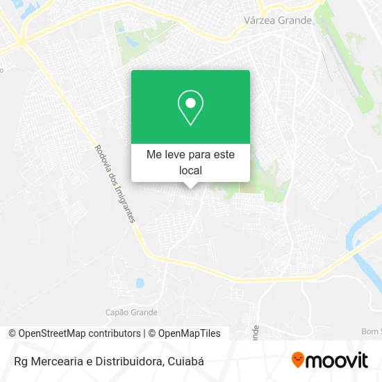 Rg Mercearia e Distribuidora mapa