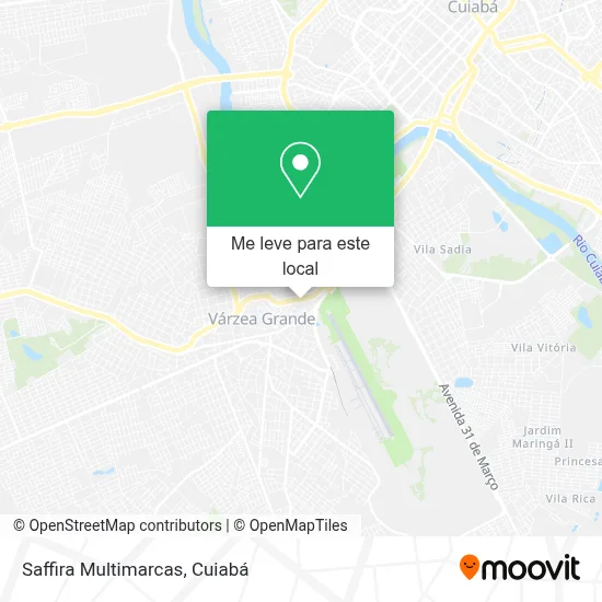 Saffira Multimarcas mapa