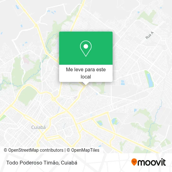 Todo Poderoso Timão mapa