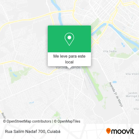 Rua Salim Nadaf 700 mapa