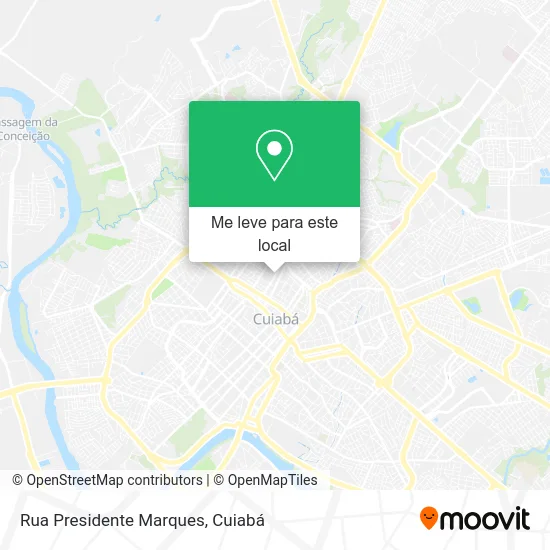 Rua Presidente Marques mapa