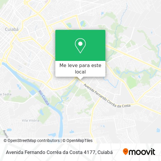 Avenida Fernando Corrêa da Costa 4177 mapa