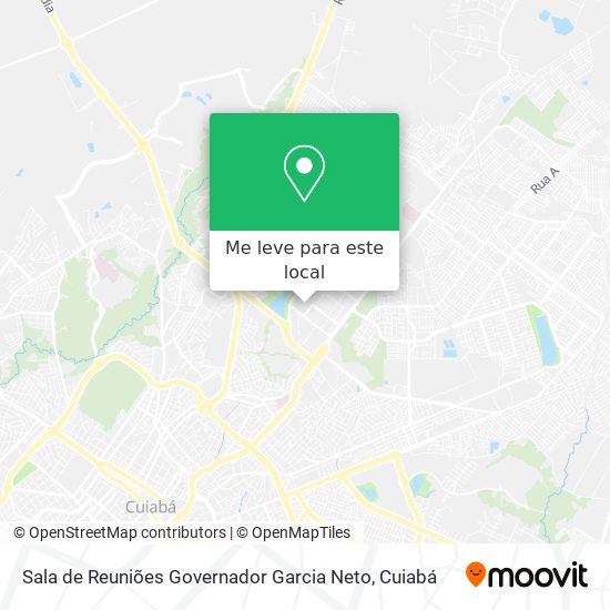 Sala de Reuniões Governador Garcia Neto mapa