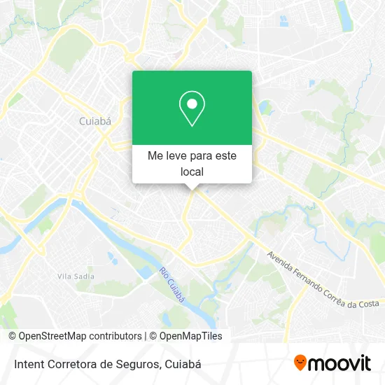Intent Corretora de Seguros mapa
