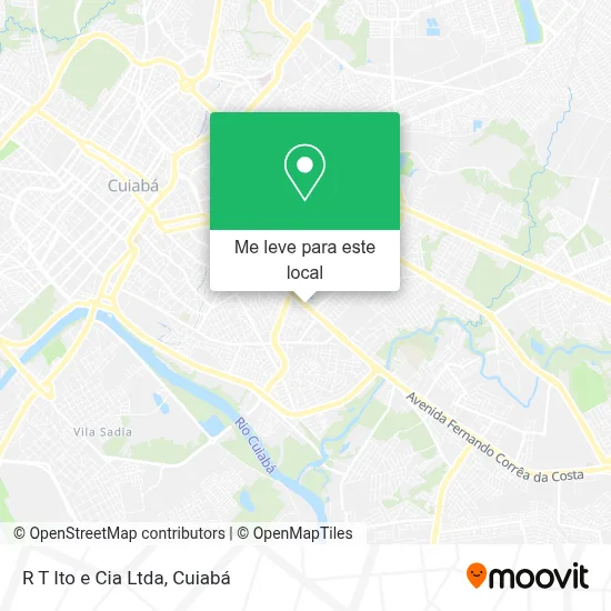 R T Ito e Cia Ltda mapa