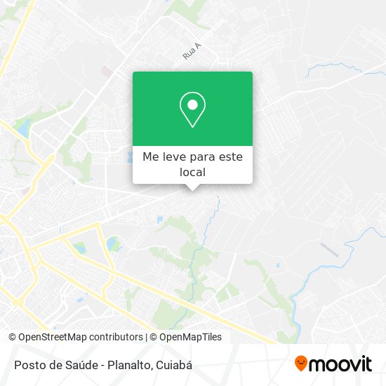 Posto de Saúde - Planalto mapa