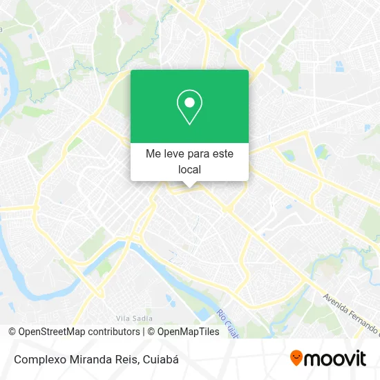 Complexo Miranda Reis mapa