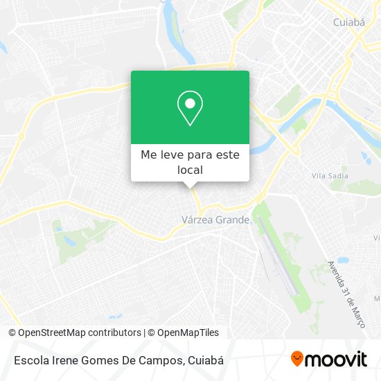 Escola Irene Gomes De Campos mapa